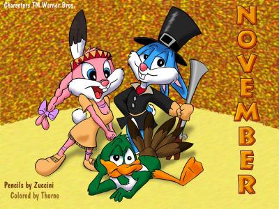 [November - Plucky in the Straw - by Zuzu]